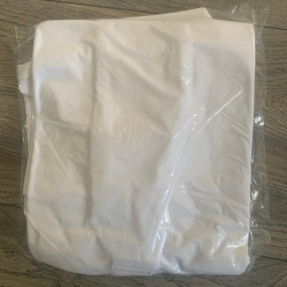 NWT HARRITON DOUBLE MESH SPORT SHIRT WHITE SMALL & MEDIUM - Picture 9 of 9